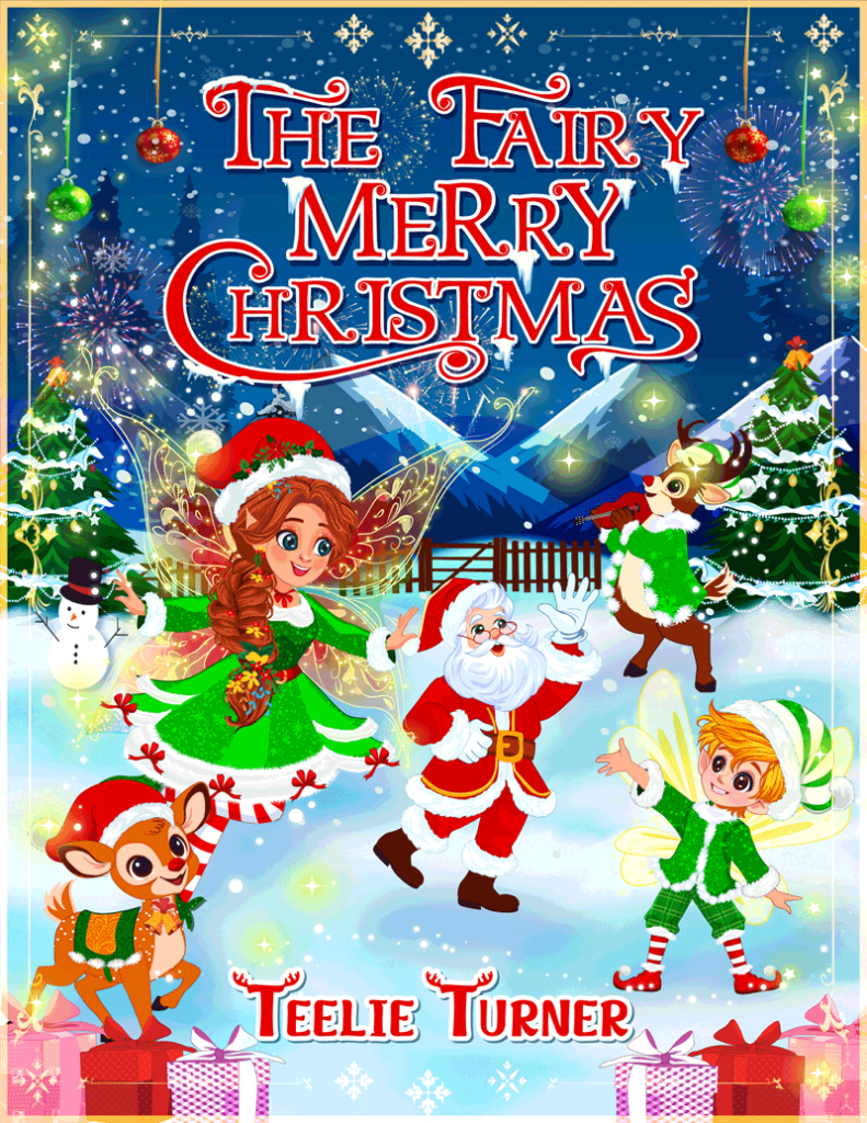 fairy merry christmas font cover